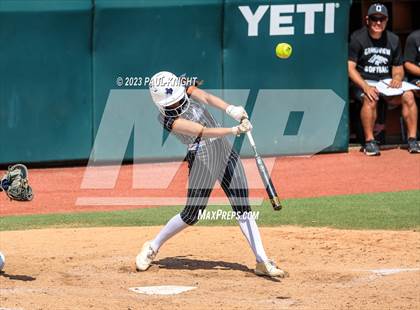 Thumbnail 3 in Grandview vs. Santa Gertrudis Academy (UIL 3A Softball Semifinal) photogallery.