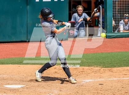 Thumbnail 1 in Grandview vs. Santa Gertrudis Academy (UIL 3A Softball Semifinal) photogallery.