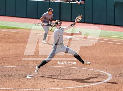 Thumbnail 2 in Grandview vs. Santa Gertrudis Academy (UIL 3A Softball Semifinal) photogallery.