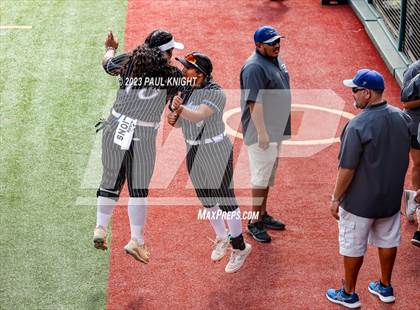 Thumbnail 2 in Grandview vs. Santa Gertrudis Academy (UIL 3A Softball Semifinal) photogallery.