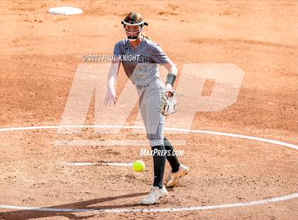 Thumbnail 2 in Grandview vs. Santa Gertrudis Academy (UIL 3A Softball Semifinal) photogallery.