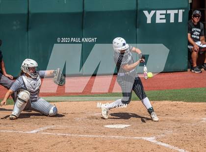 Thumbnail 2 in Grandview vs. Santa Gertrudis Academy (UIL 3A Softball Semifinal) photogallery.