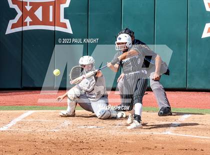 Thumbnail 3 in Grandview vs. Santa Gertrudis Academy (UIL 3A Softball Semifinal) photogallery.