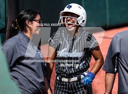 Thumbnail 1 in Grandview vs. Santa Gertrudis Academy (UIL 3A Softball Semifinal) photogallery.