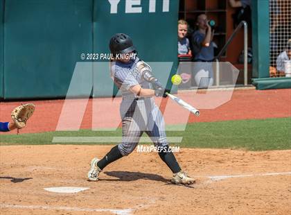 Thumbnail 3 in Grandview vs. Santa Gertrudis Academy (UIL 3A Softball Semifinal) photogallery.