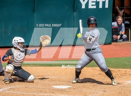 Thumbnail 1 in Grandview vs. Santa Gertrudis Academy (UIL 3A Softball Semifinal) photogallery.