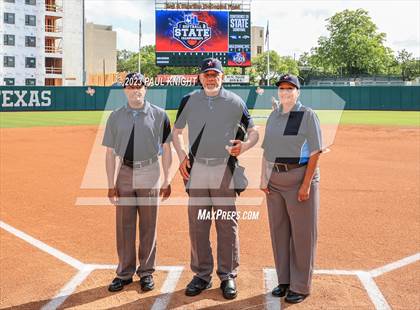 Thumbnail 2 in Grandview vs. Santa Gertrudis Academy (UIL 3A Softball Semifinal) photogallery.