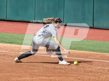 Thumbnail 2 in Grandview vs. Santa Gertrudis Academy (UIL 3A Softball Semifinal) photogallery.