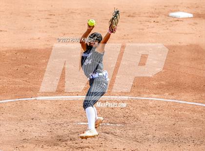 Thumbnail 2 in Grandview vs. Santa Gertrudis Academy (UIL 3A Softball Semifinal) photogallery.
