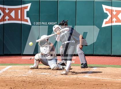 Thumbnail 3 in Grandview vs. Santa Gertrudis Academy (UIL 3A Softball Semifinal) photogallery.