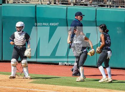 Thumbnail 3 in Grandview vs. Santa Gertrudis Academy (UIL 3A Softball Semifinal) photogallery.