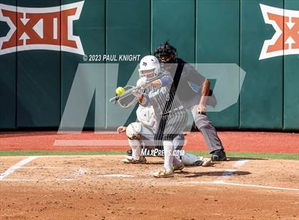 Thumbnail 3 in Grandview vs. Santa Gertrudis Academy (UIL 3A Softball Semifinal) photogallery.