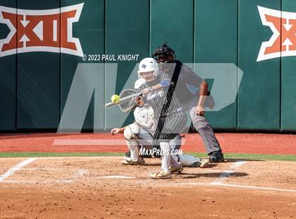 Thumbnail 2 in Grandview vs. Santa Gertrudis Academy (UIL 3A Softball Semifinal) photogallery.
