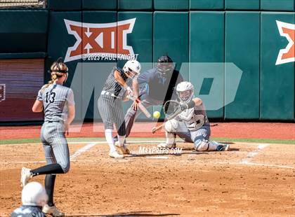 Thumbnail 2 in Grandview vs. Santa Gertrudis Academy (UIL 3A Softball Semifinal) photogallery.