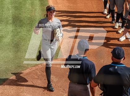 Thumbnail 3 in Grandview vs. Santa Gertrudis Academy (UIL 3A Softball Semifinal) photogallery.