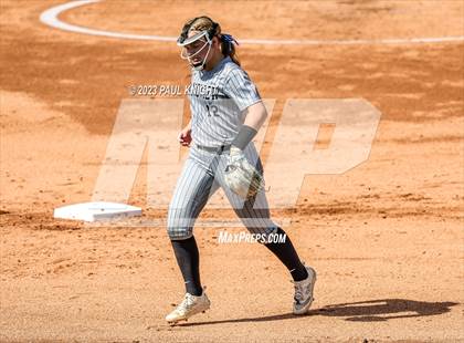 Thumbnail 1 in Grandview vs. Santa Gertrudis Academy (UIL 3A Softball Semifinal) photogallery.