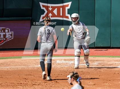 Thumbnail 1 in Grandview vs. Santa Gertrudis Academy (UIL 3A Softball Semifinal) photogallery.