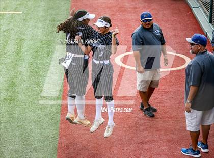Thumbnail 2 in Grandview vs. Santa Gertrudis Academy (UIL 3A Softball Semifinal) photogallery.