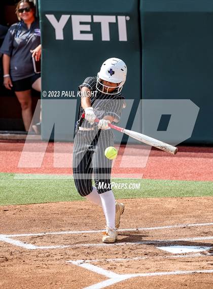 Thumbnail 3 in Grandview vs. Santa Gertrudis Academy (UIL 3A Softball Semifinal) photogallery.