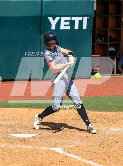 Thumbnail 1 in Grandview vs. Santa Gertrudis Academy (UIL 3A Softball Semifinal) photogallery.
