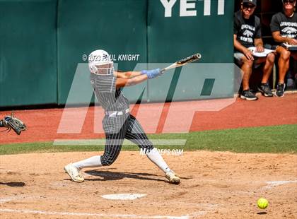 Thumbnail 3 in Grandview vs. Santa Gertrudis Academy (UIL 3A Softball Semifinal) photogallery.