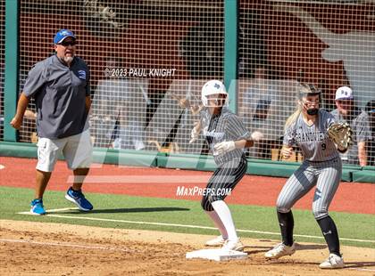 Thumbnail 2 in Grandview vs. Santa Gertrudis Academy (UIL 3A Softball Semifinal) photogallery.