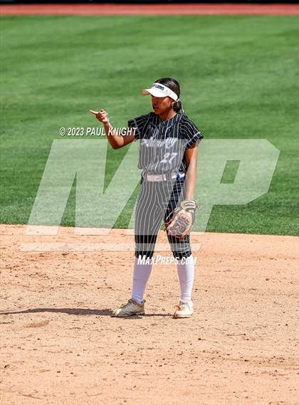 Thumbnail 2 in Grandview vs. Santa Gertrudis Academy (UIL 3A Softball Semifinal) photogallery.