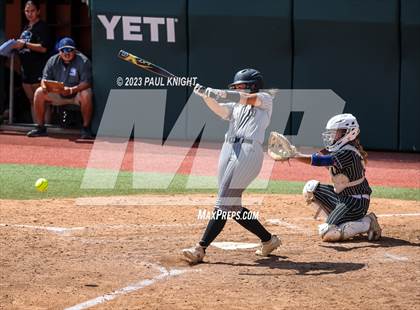 Thumbnail 2 in Grandview vs. Santa Gertrudis Academy (UIL 3A Softball Semifinal) photogallery.