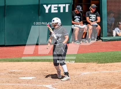 Thumbnail 3 in Grandview vs. Santa Gertrudis Academy (UIL 3A Softball Semifinal) photogallery.