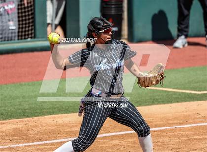 Thumbnail 2 in Grandview vs. Santa Gertrudis Academy (UIL 3A Softball Semifinal) photogallery.