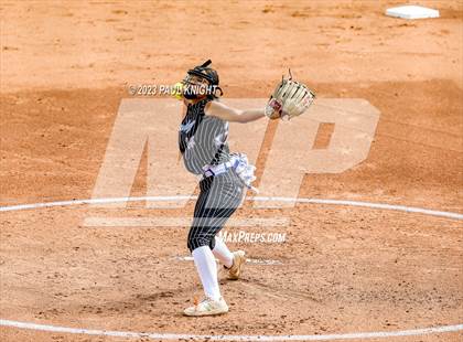 Thumbnail 2 in Grandview vs. Santa Gertrudis Academy (UIL 3A Softball Semifinal) photogallery.