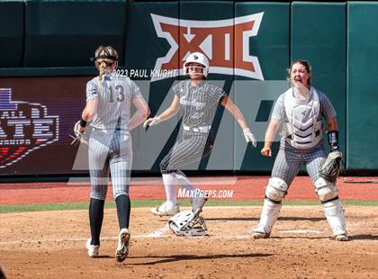 Thumbnail 2 in Grandview vs. Santa Gertrudis Academy (UIL 3A Softball Semifinal) photogallery.