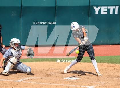 Thumbnail 1 in Grandview vs. Santa Gertrudis Academy (UIL 3A Softball Semifinal) photogallery.