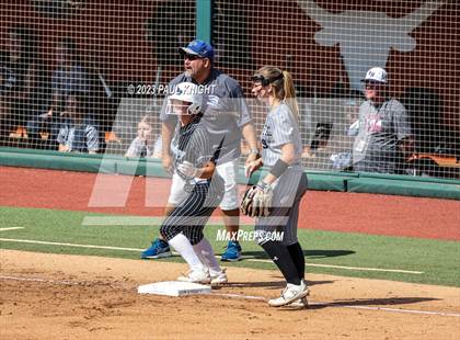 Thumbnail 2 in Grandview vs. Santa Gertrudis Academy (UIL 3A Softball Semifinal) photogallery.