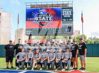 Thumbnail 1 in Grandview vs. Santa Gertrudis Academy (UIL 3A Softball Semifinal) photogallery.