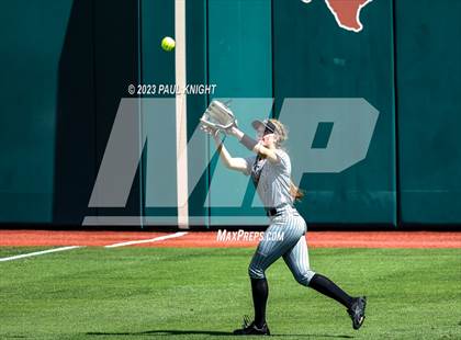 Thumbnail 3 in Grandview vs. Santa Gertrudis Academy (UIL 3A Softball Semifinal) photogallery.