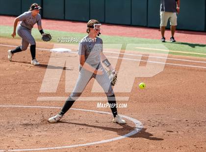 Thumbnail 1 in Grandview vs. Santa Gertrudis Academy (UIL 3A Softball Semifinal) photogallery.