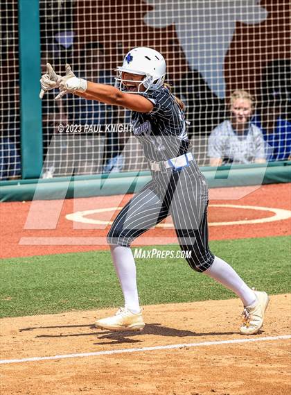 Thumbnail 2 in Grandview vs. Santa Gertrudis Academy (UIL 3A Softball Semifinal) photogallery.