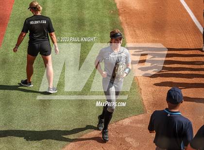 Thumbnail 2 in Grandview vs. Santa Gertrudis Academy (UIL 3A Softball Semifinal) photogallery.
