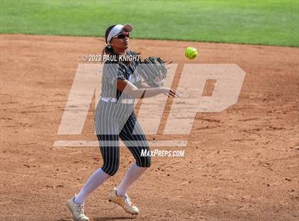 Thumbnail 2 in Grandview vs. Santa Gertrudis Academy (UIL 3A Softball Semifinal) photogallery.
