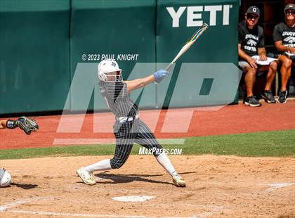 Thumbnail 1 in Grandview vs. Santa Gertrudis Academy (UIL 3A Softball Semifinal) photogallery.