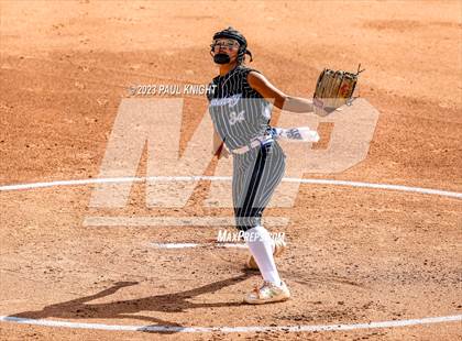 Thumbnail 2 in Grandview vs. Santa Gertrudis Academy (UIL 3A Softball Semifinal) photogallery.
