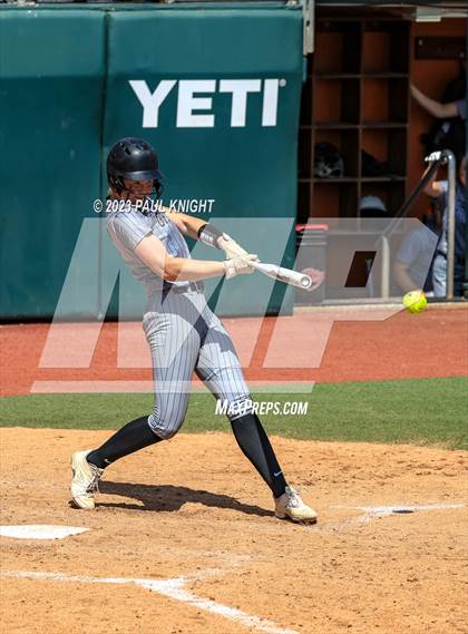 Thumbnail 2 in Grandview vs. Santa Gertrudis Academy (UIL 3A Softball Semifinal) photogallery.