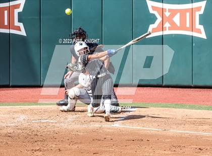 Thumbnail 3 in Grandview vs. Santa Gertrudis Academy (UIL 3A Softball Semifinal) photogallery.