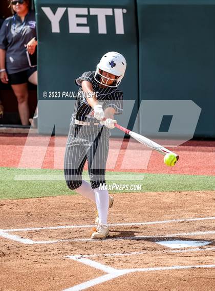 Thumbnail 1 in Grandview vs. Santa Gertrudis Academy (UIL 3A Softball Semifinal) photogallery.