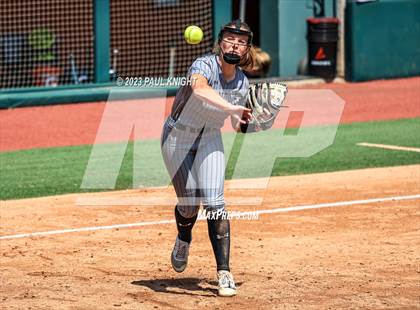 Thumbnail 2 in Grandview vs. Santa Gertrudis Academy (UIL 3A Softball Semifinal) photogallery.