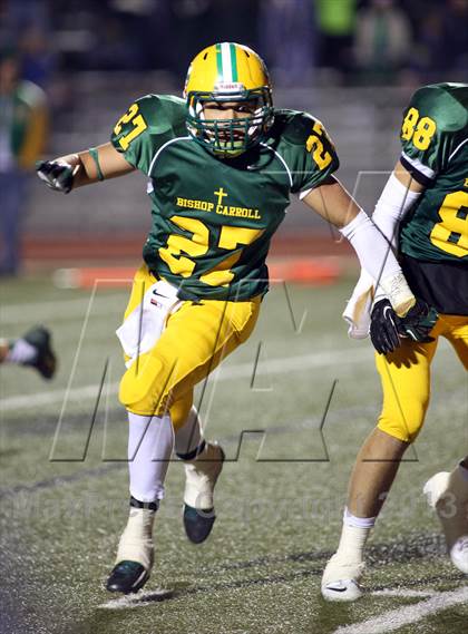 Thumbnail 1 in South vs Bishop Carroll (KSHSAA 5A Regional Playoff) photogallery.