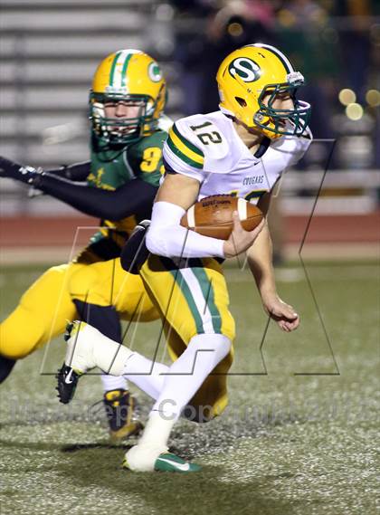 Thumbnail 3 in South vs Bishop Carroll (KSHSAA 5A Regional Playoff) photogallery.