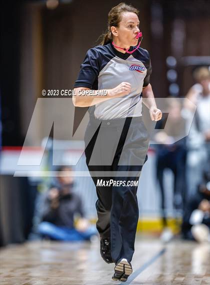 Thumbnail 1 in Lumpkin County vs. Hebron Christian Academy (GHSA 3A Championship) photogallery.