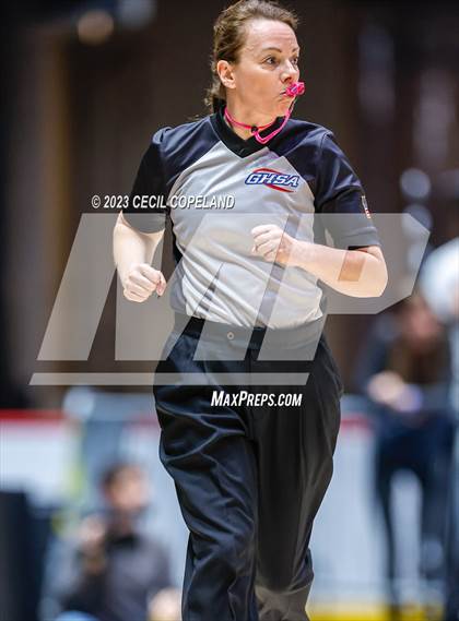 Thumbnail 2 in Lumpkin County vs. Hebron Christian Academy (GHSA 3A Championship) photogallery.